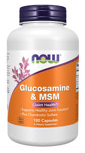 NOW Foods Glucosamine & MSM, 60 Capsules