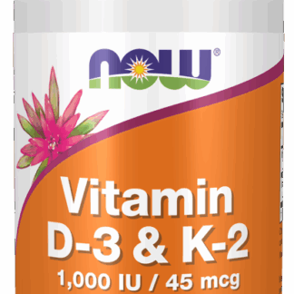 NOW Foods Vitamin D3 1000iu with Vitamin K 60 capsules