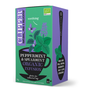 Clipper Peppermint & Spearmint Fair Trade and Organic 20 Teabags