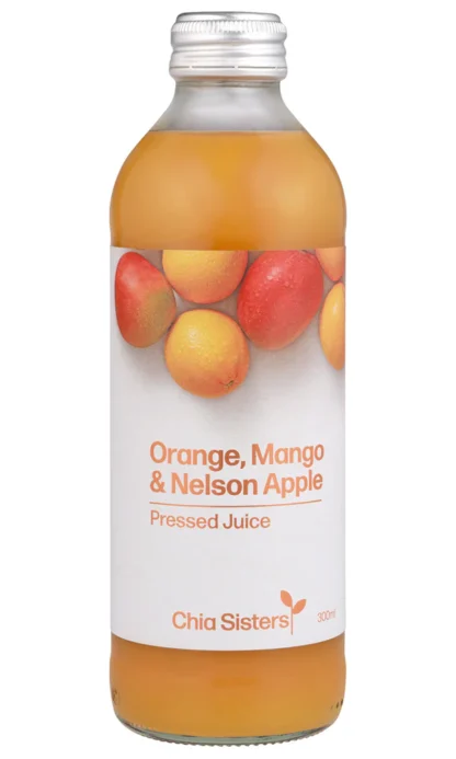 Chia Sisters Orange, Mango & Nelson Apple Juice 300ml