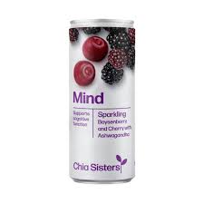 Chia Sisters Sparkling Boysenberry 'Mind' 250ml can