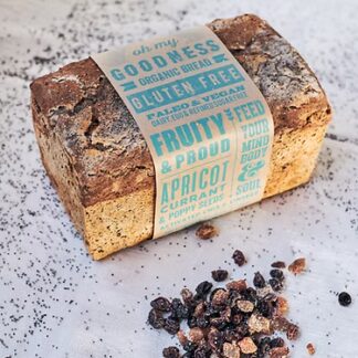 OM Goodness Fruity and Proud Apricot, Cinnamon and Walnut Loaf