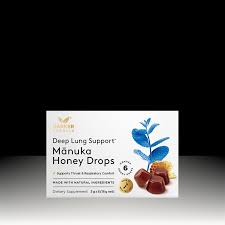 Harker Herbals Deep Lung Support Manuka Honey Drops 6 drops