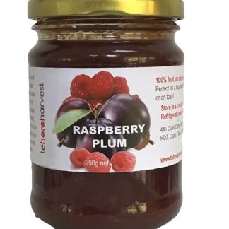 Te Horo Harvest Raspberry Plum Spread Sugar-Free Organic 250g